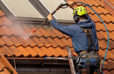 Démoussage et hydrofuge de toiture à Croth